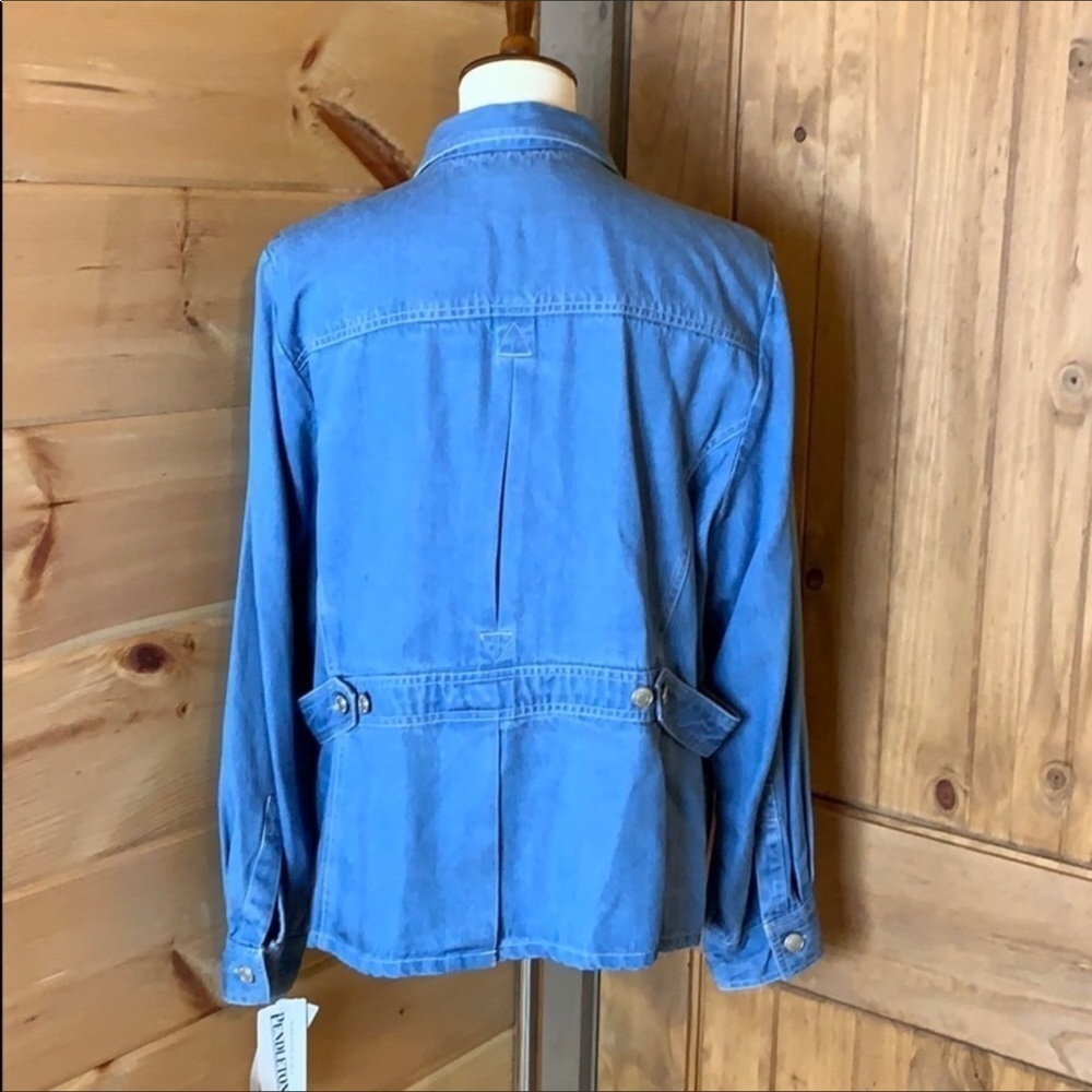 Pendleton chambray denim shirt Blue Size Large New - Picture 4 of 9